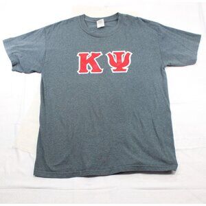 Kappa Psi Sorority College Fraternity Greek Letter Gildan Ultra Cotton T-Shirt L
